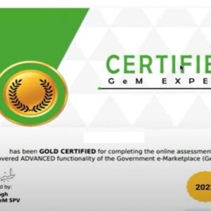 GeM Gold Certificate